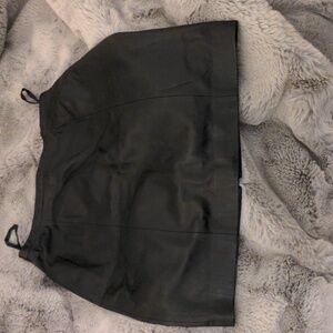 Ralph Lauren 100% leather skirt